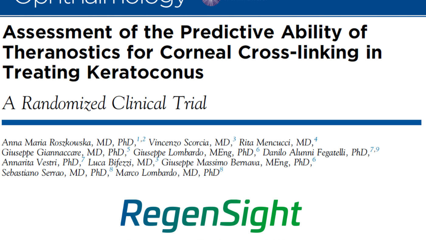 Pubblicazione Studio Clinico ARGO sulla rivista Ophthalmology